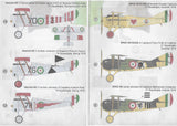72-360 ITALIAN ACES of World War I (Part 3) 1/72 by PRINT SCALE