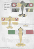 72-360 ITALIAN ACES of World War I (Part 3) 1/72 by PRINT SCALE