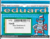 72438 Wire Stretchers and Controlhorns 1/72 by EDUARD
