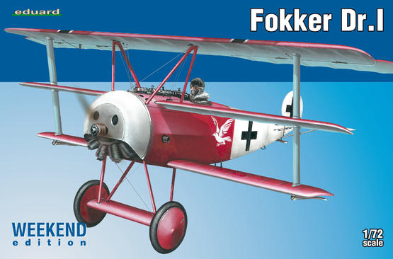7438 Fokker Dr.1 Triplane 'WEEKEND' 1/72 by EDUARD