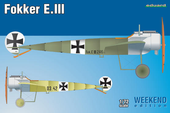 7444 Fokker E.III 1/72 'WEEKEND edition' by EDUARD