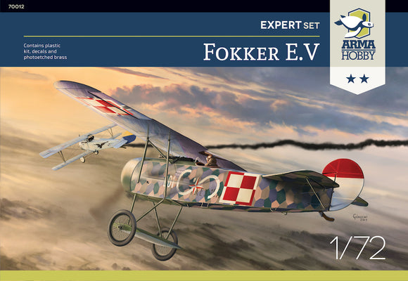 70012 FOKKER E.V ‘Expert Set’ 1/72  by ARMA HOBBY