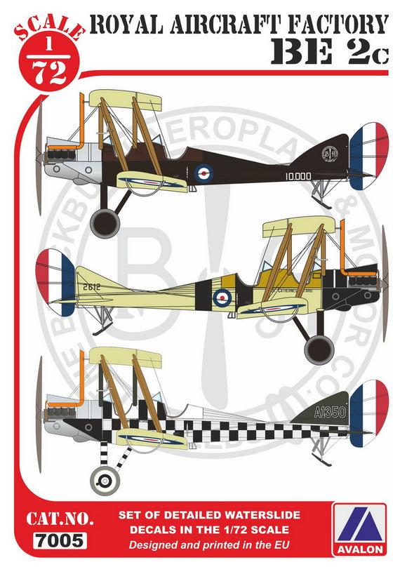 7005 Royal Aircraft Factory BE 2c 1/72 by AVALON