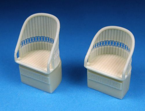 BR32234 British WWI Wickers AGS Seats (no belts) 1/32 by BARRACUDA