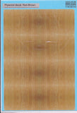 CAMO-032 Plywood Decal. Red-Brown Part 2. 1/72 & 1/48 by PRINT SCALE