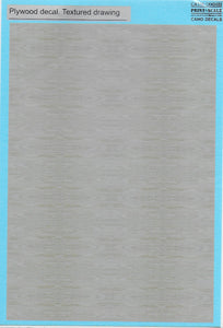CAMO-033 Plywood Decal. Textured Drawing. 1/72 & 1/48 by PRINT SCALE