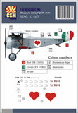 D32-006 Italian Nieuport XVII Serg. E. Luit 1/32 by COPPER STATE MODELS
