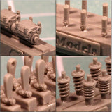 D3209 Complete Timing Gear for Mercedes D.IIIa engine 1/32 by TAURUS