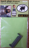 D3229 Spark plugs used in late British rotary engines 20 pieces 1/32 by TAURUS
