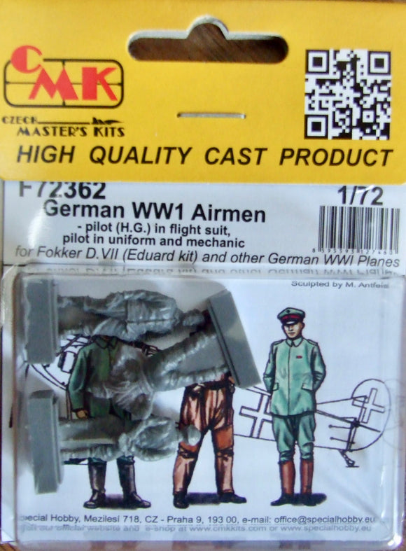 F72362 German WWI Airmen (3 figures) 1/72 by CMK