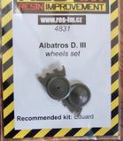 4831 ALBATROS D.III WHEELS 1/48 by RES-IM