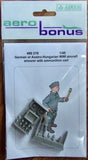 480219 German or Austro-Hungarian WWI Aircraft Armourer with ammo cart 1/48 by AEROBONUS