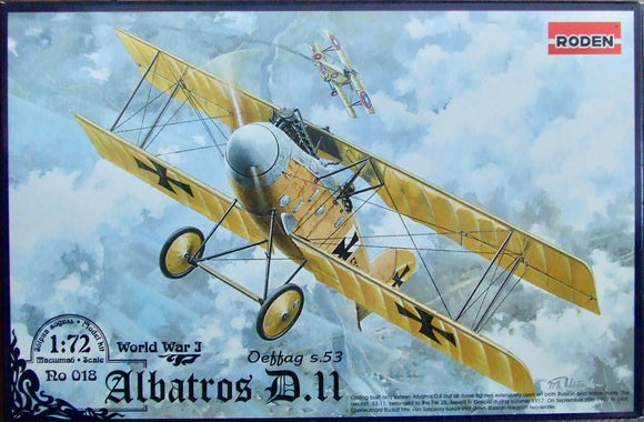 018 ALBATROS D.II Oeffag s.53 1/72 by RODEN