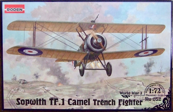 052 SOPWITH TF.1 CAMEL Trench Fighter 1/72 by RODEN