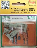 F48027 RFC Pilot and Mechanic WWI 1/48 by CMK