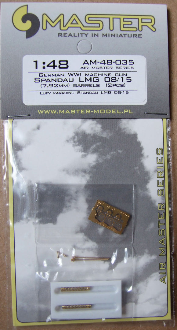 AM-48-035 Spandau LMG 08/15 (7.92mm) barrels 1/48 by MASTER