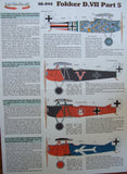 48-044 Fokker D.VII Part 5. 1/48 by LIFELIKE