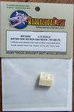 BR72258 British WWI Wicker AGS Seats - No Belts 1/72 by BARRACUDA