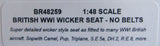 BR48259 British WWI Wicker Seats - No Belts 1/48 by BARRACUDA
