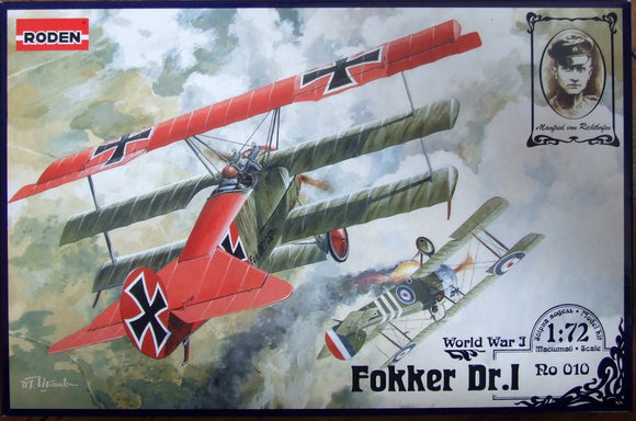 010 FOKKER Dr.1 1/72 by RODEN