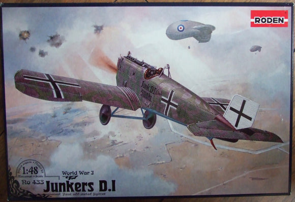 433 JUNKERS D.I (Long Fuselage Version) 1/48 by RODEN