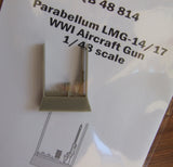 QB 48 814 Parabellum LMG-14/17 WWI Aircraft Gun 1/48 by QUICKBOOST
