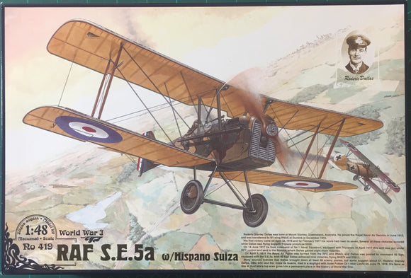 419 RAF S.E.5a (w/Hispano Suiza) 1/48 by RODEN