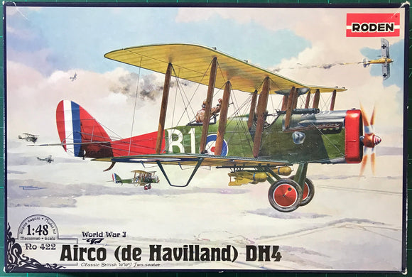 422 Airco (de Havilland) DH4 1/48 by RODEN (2nd Hand)
