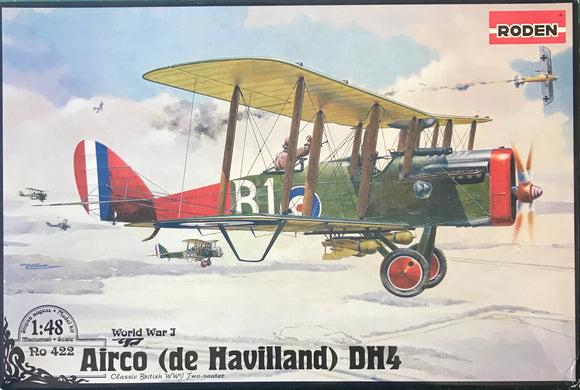 422 Airco (de Havilland) DH4 1/48 by RODEN