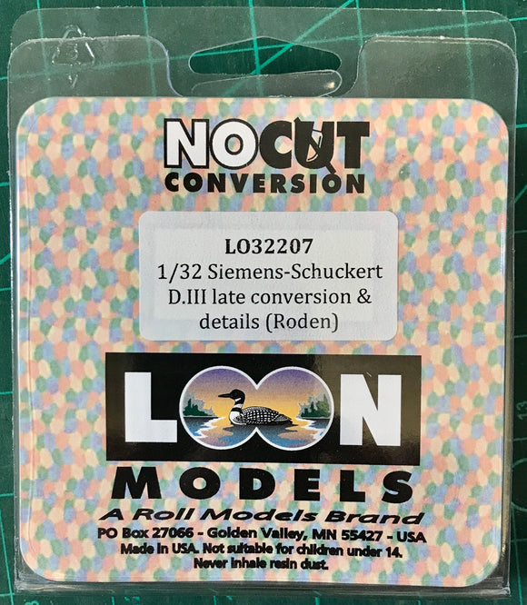 LO32207 Siemens-Schuckert D.III late conversion & details (Roden) 1/32 by LOON MODELS (2nd Hand)