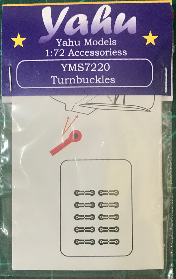 YMS7220 Turnbuckles 1/72 by YAHU MODELS