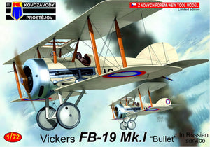 KPM0251 VICKERS FB.19 Mk.I "Bullet" In Russian Service 1/72 by KOVOZAVODY PROSTEJOV