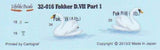32-016 Fokker D.VII Part 1. 1/32 by LIFELIKE