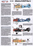 48-040 Albatros D.III/V Part 2. 1/48 by LIFELIKE