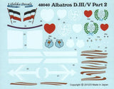 48-040 Albatros D.III/V Part 2. 1/48 by LIFELIKE