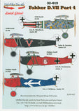 32-019 Fokker D.VII Part 4. 1/32 by LIFELIKE