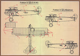 48-025 FOKKER D.VII Part 1. 1/48 by PRINT SCALE