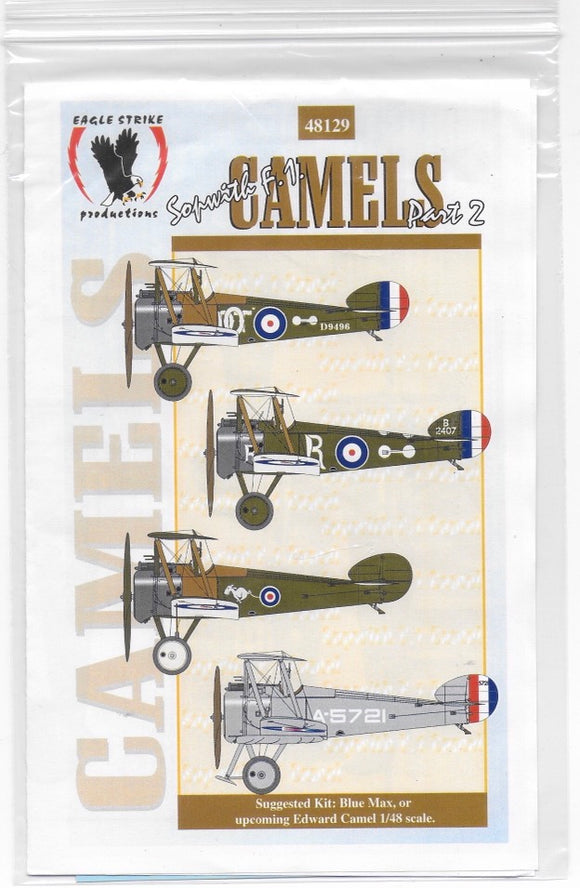 48129 Sopwith F.1 Camels Part 2 1/48 by EAGLE STRIKE