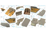 QD32112 Pfalz D.III interior 3D decals 1/32 by QUINTA STUDIO