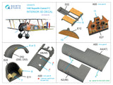 QD48276 Sopwith Camel F.1 Interior 3D decal 1/48 by QUINTA STUDIO