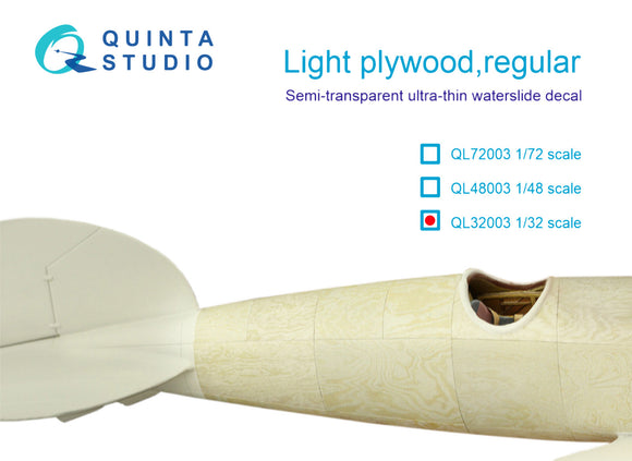 QL32003 Light plywood, regular 1/32 by QUINTA STUDIO