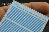QP32004 Blue aircraft rib tapes for Fokker Dr.1 - D.VII 3D 1/32 by QUINTA STUDIO