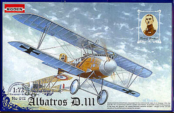 012 ALBATROS D.III 1/72 by RODEN