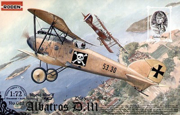 022 ALBATROS D.III Oeffag s.53.2 1/72 by RODEN