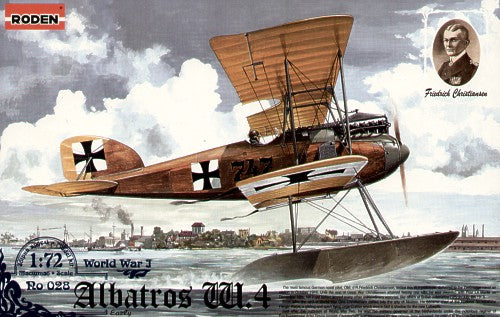 028 ALBATROS W.4 Early 1/72 by RODEN