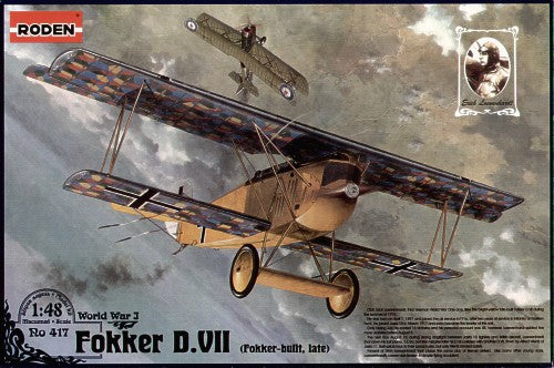 417 FOKKER D.VII (Fokker built, late) 1/48 RODEN