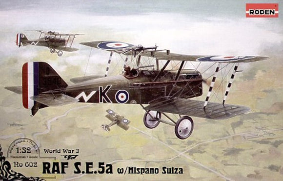 602 RAF S.E.5a w/Hispano Suiza 1/32 by RODEN