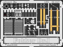 32547 Fokker Dr.I for Roden kit 1/32 by EDUARD
