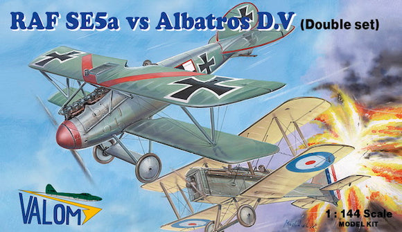 14418 RAF SE5a vs ALBATROS D.V (Double set) 1/144 by VALOM
