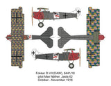 14419 FOKKER D.VII vs SPAD XIII (Duels In The Sky) 1/144 by VALOM